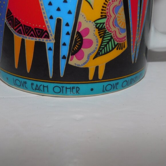 VTG 1995 Laurel Burch Spirit of WomanKind Ceramic Mug Woman Women Love - Picture 8 of 12